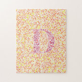 "D-" Augen-Test-Laubsäge Puzzle (Vertikal)