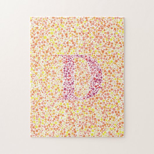 "D-" Augen-Test-Laubsäge Puzzle (Vertikal)