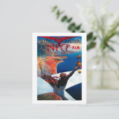 D' Aviation in Nizza, Frankreich-Poster Postkarte (Stehend Vorderseite)