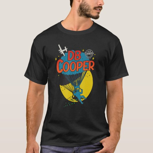 D B Cooper American Urban Legendary Men und T-Shirt (Vorderseite)