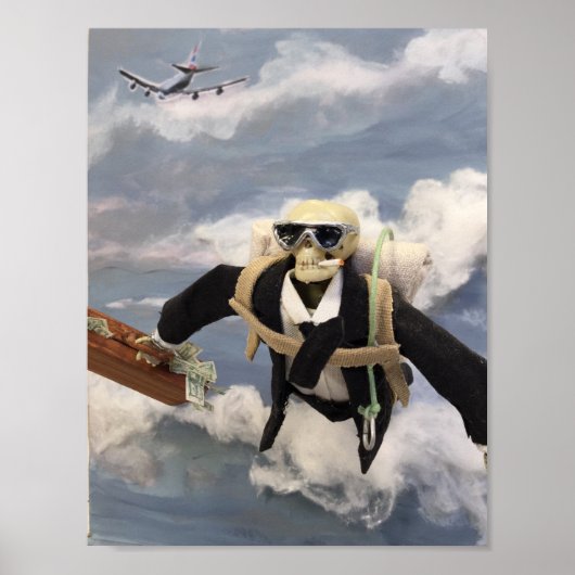 D.B. Cooper Poster by History Bones (Vorne)