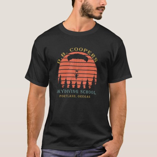 D B Coopers Skydiving School Portland Oregon 1 T-Shirt (Vorderseite)