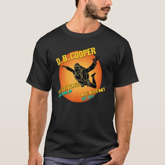 D B Coopers Skydiving School Portland Oregon D T-Shirt (Vorderseite)