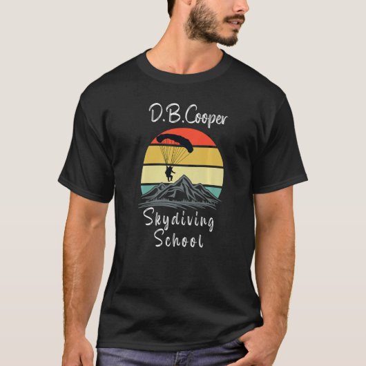 D B Coopers Skydiving School Portland Oregon T-Shirt (Vorderseite)
