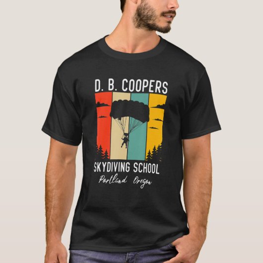 D B Coopers Skydiving School T-Shirt (Vorderseite)