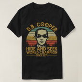 D.B. Coopers verbergen und suchen seit 1971 den Me T-Shirt (Design vorne)
