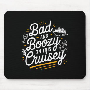 D Betrunken auf dieser lustigen Kreuzfahrt Mousepad