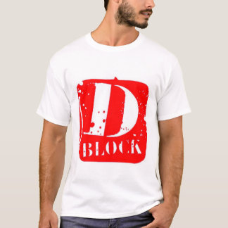 D-Block Rot/Weiß T-Shirt