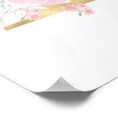 D Buchstabe personalisierte Bezeichnung Monogramm  Poster (Ecke)