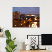 D.C. nachts Poster (Heimbüro)