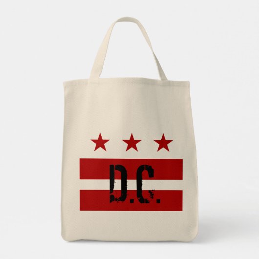 D.C. Tote Bag Tragetasche (Rückseite)