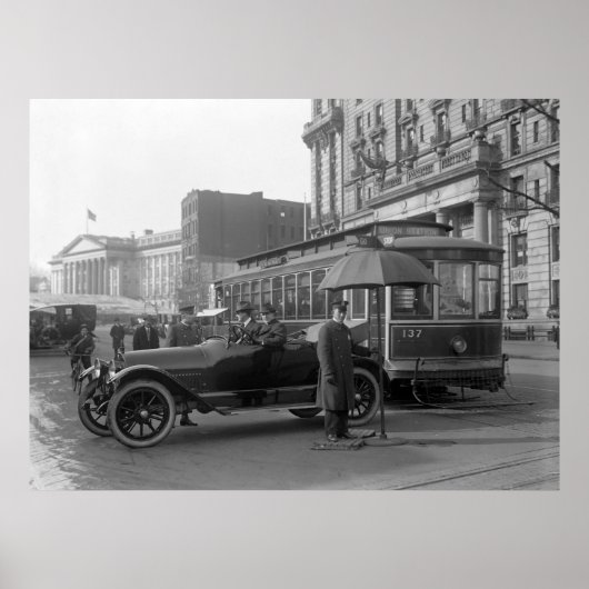 D.C. Traffic Polizist, 1913 Poster (Vorne)