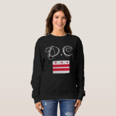 D C  Washington District of Columbia Sweatshirt (Vorne ganz)