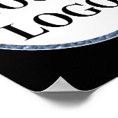 D Christmas Gift Ized Idea Logo Baby Poster (Ecke)