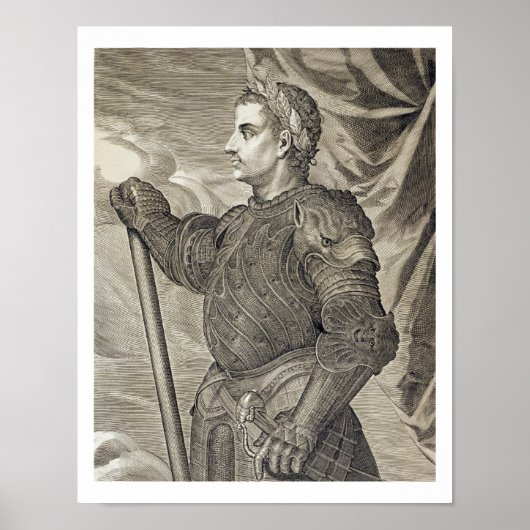 D. Claudius Caesar Emperor of Rome from 41 - 54 AD Poster (Vorne)