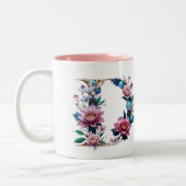 D Coffee Tasse - Blumendesign für Geschenke (Links)