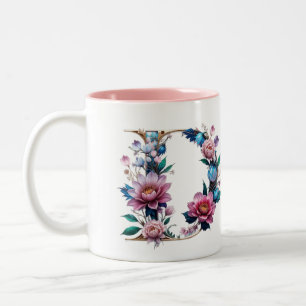 D Coffee Tasse - Blumendesign für Geschenke