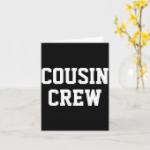 D Cousin Crew passende Familie _2  Karte (Gelbe Blume)