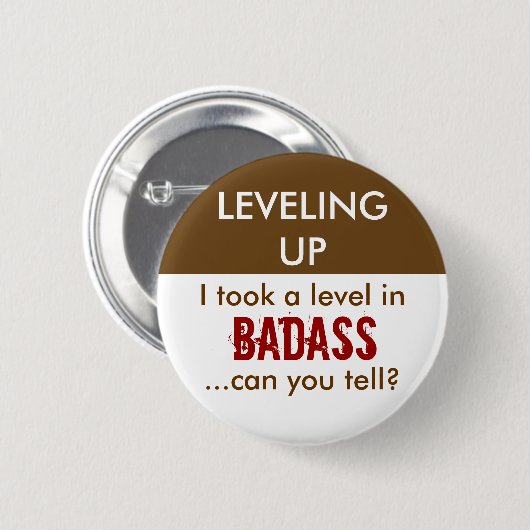 D&D - Badass Button (Vorne & Hinten)