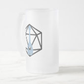 D&d-Barden-inspirierte mattierte Tasse (Vorderseite Links)