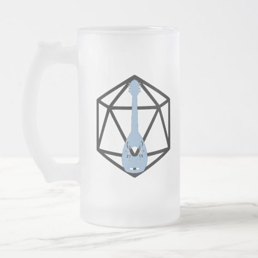 D&d-Barden-inspirierte mattierte Tasse (Links)