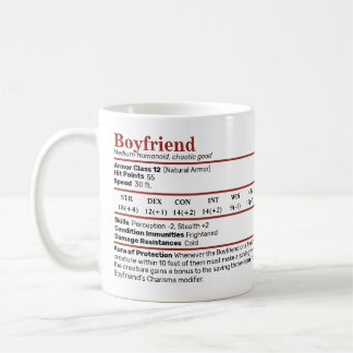 D&D Boyfriend Stat Block Tasse
