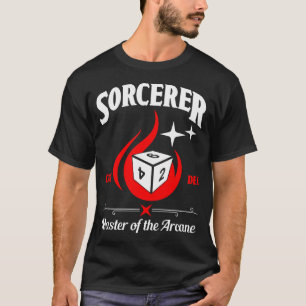 D&D Charakterklasse Zauberer T-Shirt