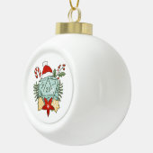 D&D Christmas D20 Dice Keramik Kugel-Ornament (Rechts)
