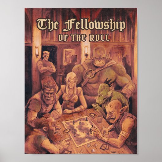 D&D Dekoration, Dungeons und Drachen RPG Wall Art Poster (Vorne)