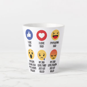 D&D Emojis Milchtasse