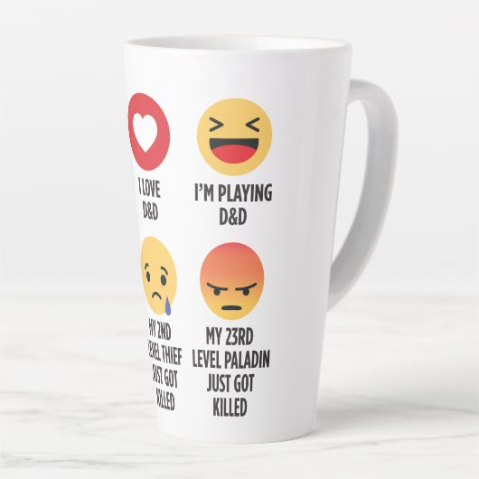 D&D Emojis Milchtasse (Rechte Ecke)