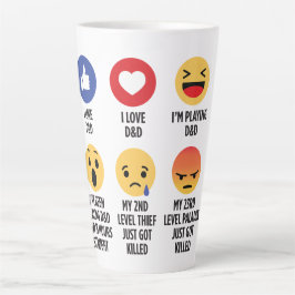 D&D Emojis Milchtasse