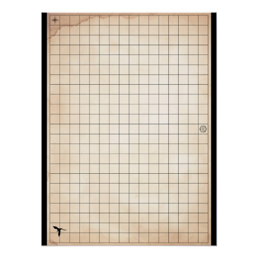 D&D Gaming Glossy Poster (Vorderseite)