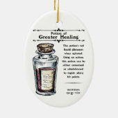 D&D Greater Healing Poke Keramik Ornament (Hinten)