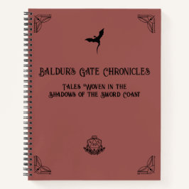D&D Kampagne Chronicle Notebook Notizblock