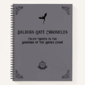 D&D Kampagne Chronicle Notebook Notizblock (Vorderseite)