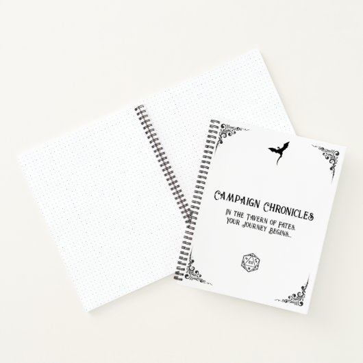 D&D Kampagne Chronicle Notebook Notizblock (Innenseite)