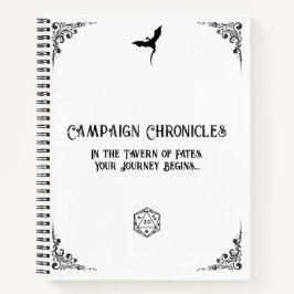 D&D Kampagne Chronicle Notebook Notizblock