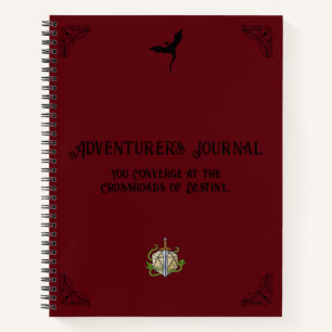 D&D Kampagne Chronicle Notebook Notizblock