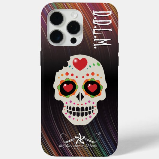 D.D.L.M. Calavera Case-Mate iPhone Hülle (Rückseite)