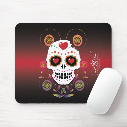 D.D.L.M. Calavera Mousepad (Mit Mouse)