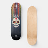 D.D.L.M. Calavera Skateboard (Vorderseite)