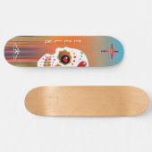 D.D.L.M. Calavera Skateboard (Horizontal)