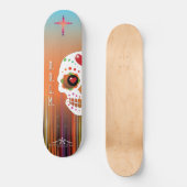 D.D.L.M. Calavera Skateboard (Vorderseite)
