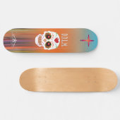 D.D.L.M. Calavera Skateboard (Horizontal)