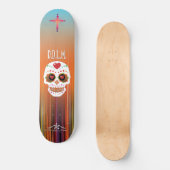 D.D.L.M. Calavera Skateboard (Vorderseite)