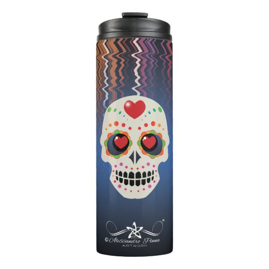 D.D.L.M. Calavera Thermosbecher (Vorderseite)