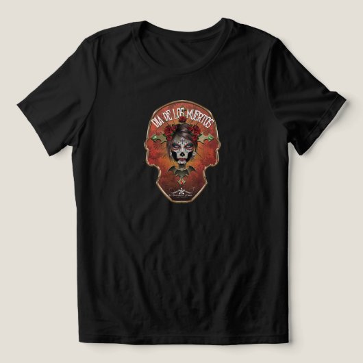 D.D.L.M. Calavera Tri-Blend Shirt (Design Vorderseite)