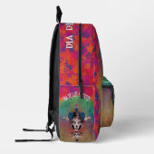 D.D.L.M. La Catrina Bedruckter Rucksack (Links)