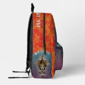 D.D.L.M. La Catrina Bedruckter Rucksack (Links)